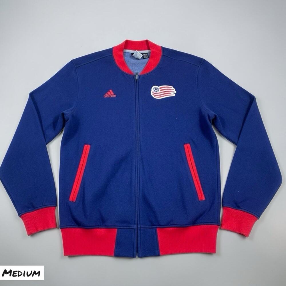 adidas MLS New‎ England Revolution Training Track Jacket Men’s Size M EUC 2012